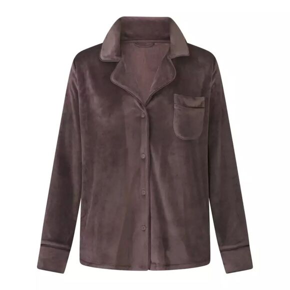 Skims Velour Sleep Top - Amethyst - 4x - Picture 1 of 6